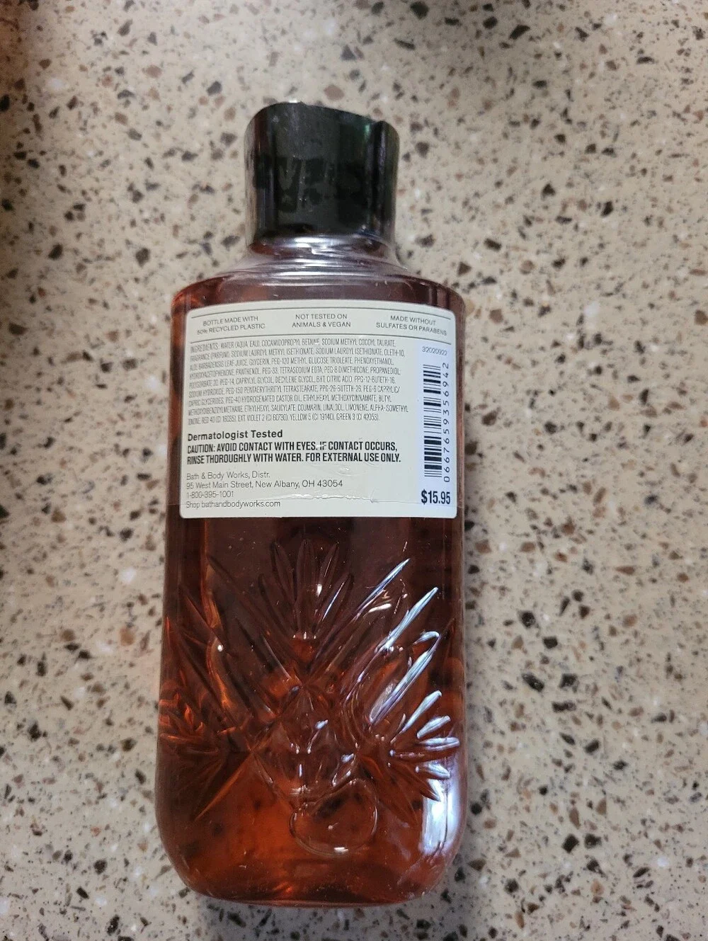3 Bath & Body Works Whiskey Toast Mens Collection 3 in 1 Hair, Face, Body Wash